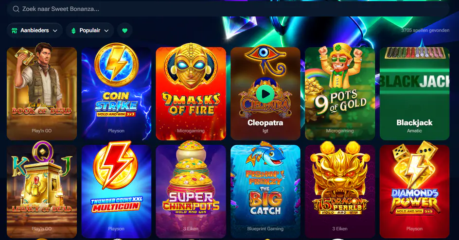 winica casino spellenlobby